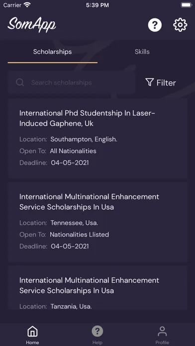 SomApp: Find Scholarships應用截圖