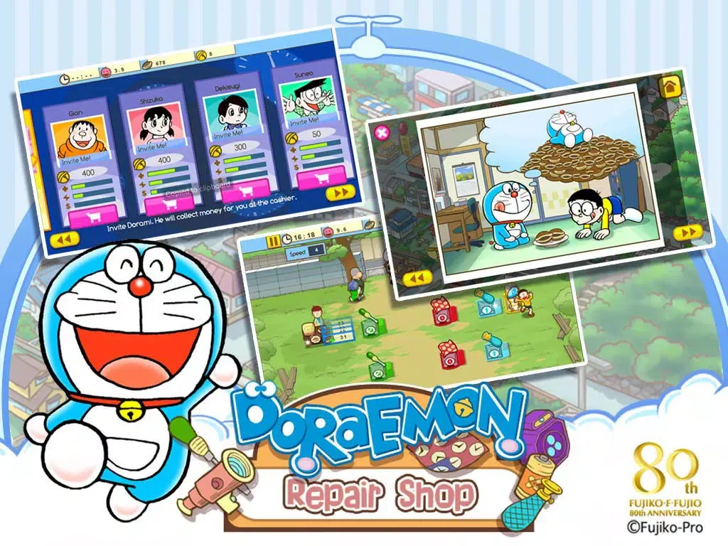 Captures d'écran de Doraemon Repair Shop iPad 