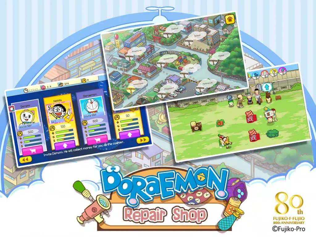 Captures d'écran de Doraemon Repair Shop iPad 