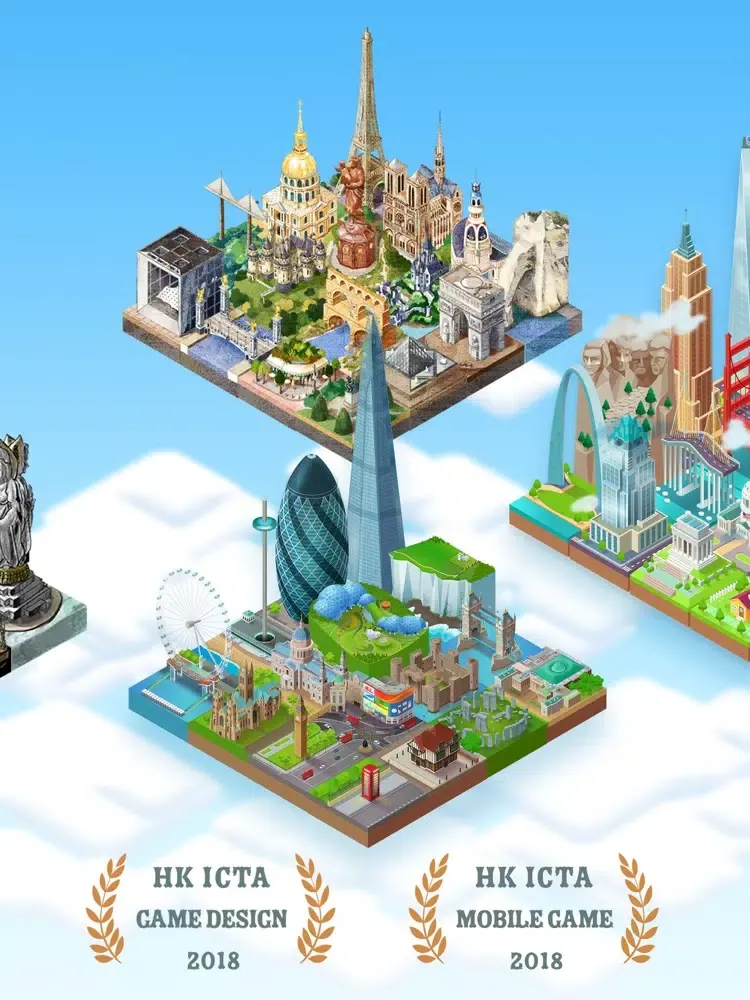 Captures d'écran de Merge City 2048 iPad 