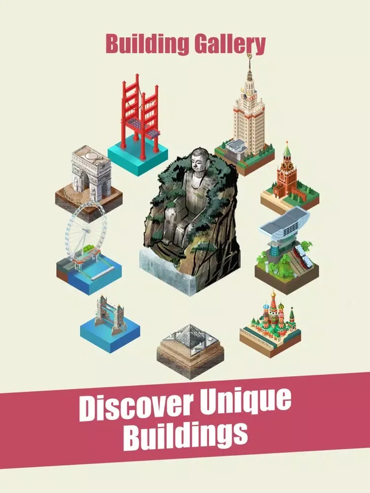 Captures d'écran de Merge City 2048 iPad 