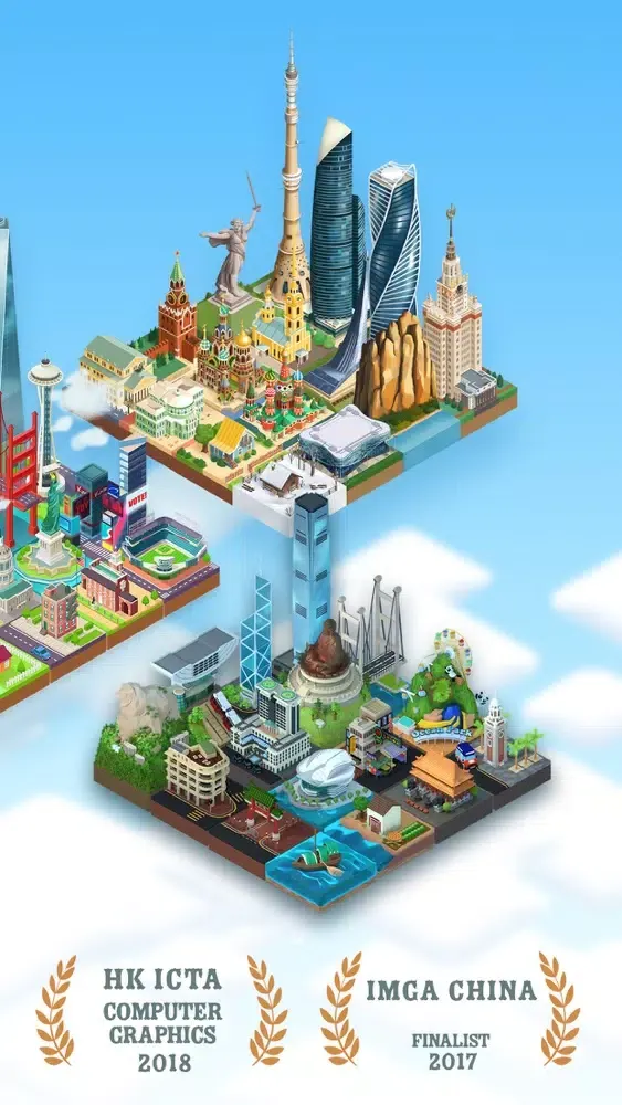 Captures d'écran de Merge City 2048