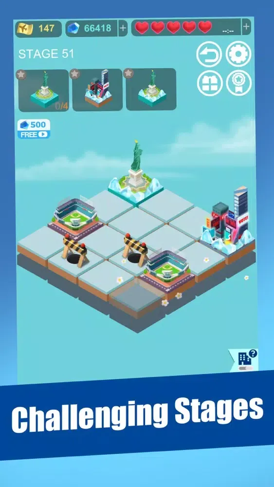 Captures d'écran de Merge City 2048