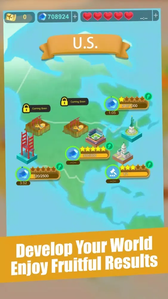 Captures d'écran de Merge City 2048