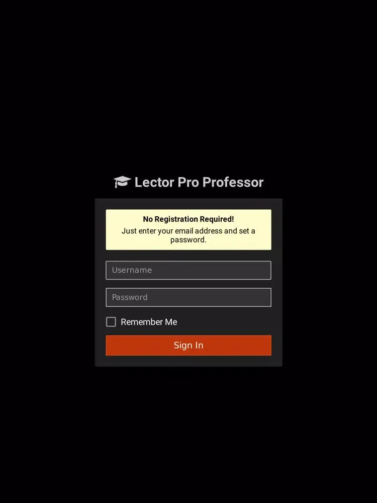 Lector Pro Professor iPad  Screenshots