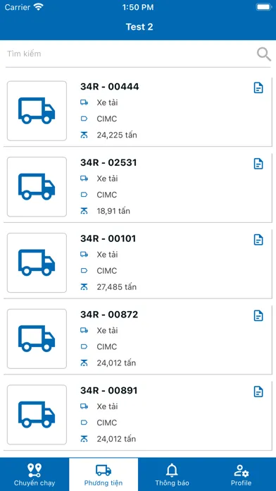 Zrzuty ekranu ITVINA Trans