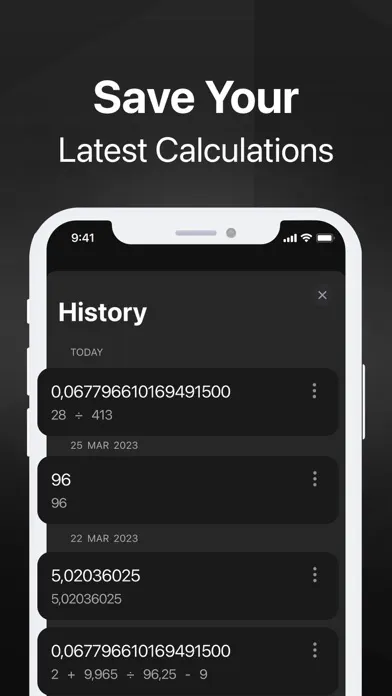 Capturas de tela do Calculator for iPad₊