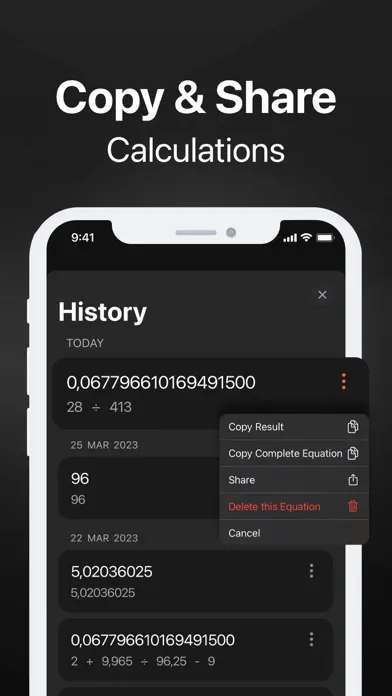 Capturas de tela do Calculator for iPad₊