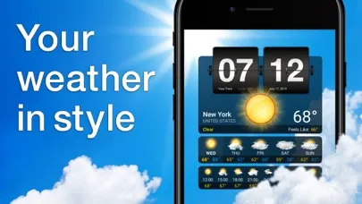 Captures d'écran de Weather⁺