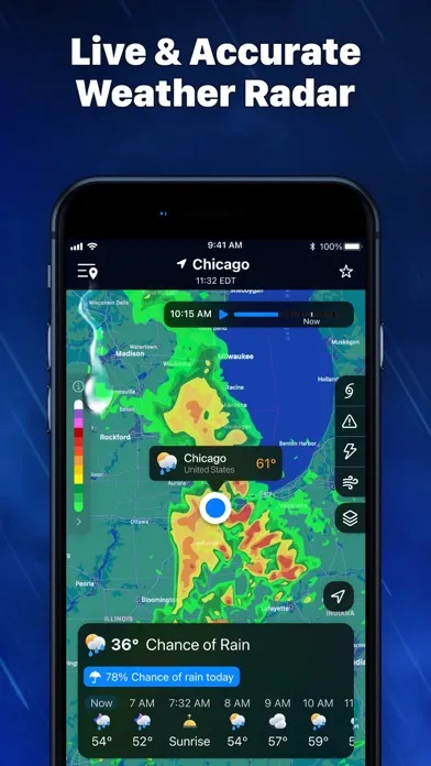 Captures d'écran de Weather Radar - NOAA + Channel