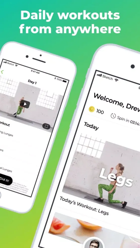 It Works! LiveFit Screenshots