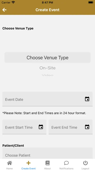 IU Customer App Screenshots