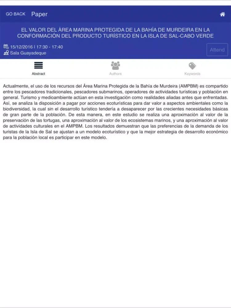 Capturas de tela do IV Foro Internacional de Turismo Maspalomas iPad 