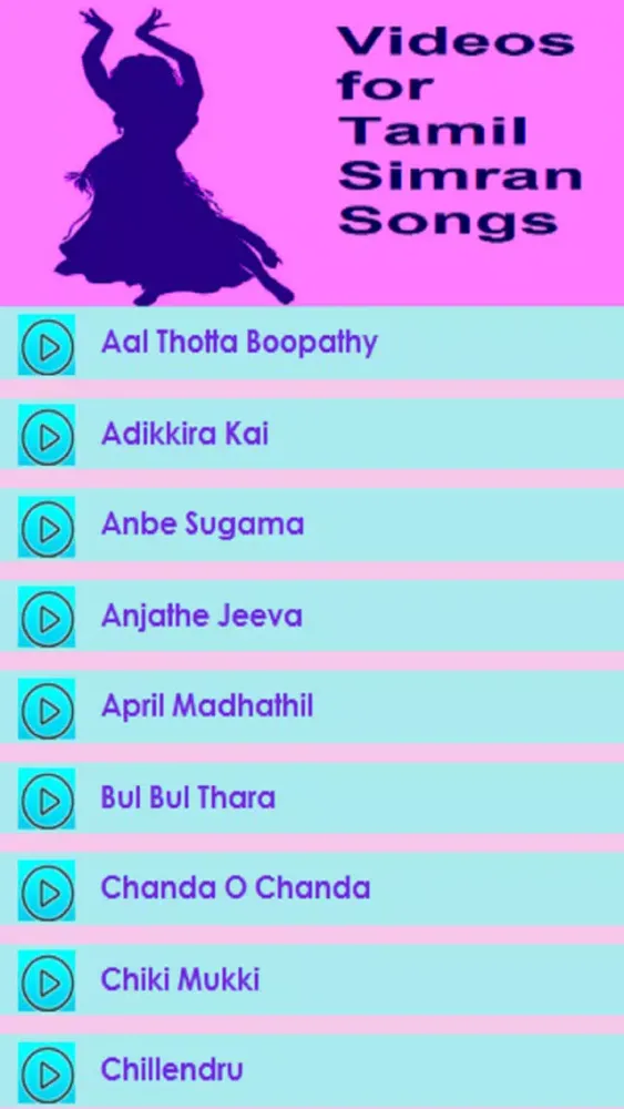 Videos for Tamil Simran Songs Screenshots