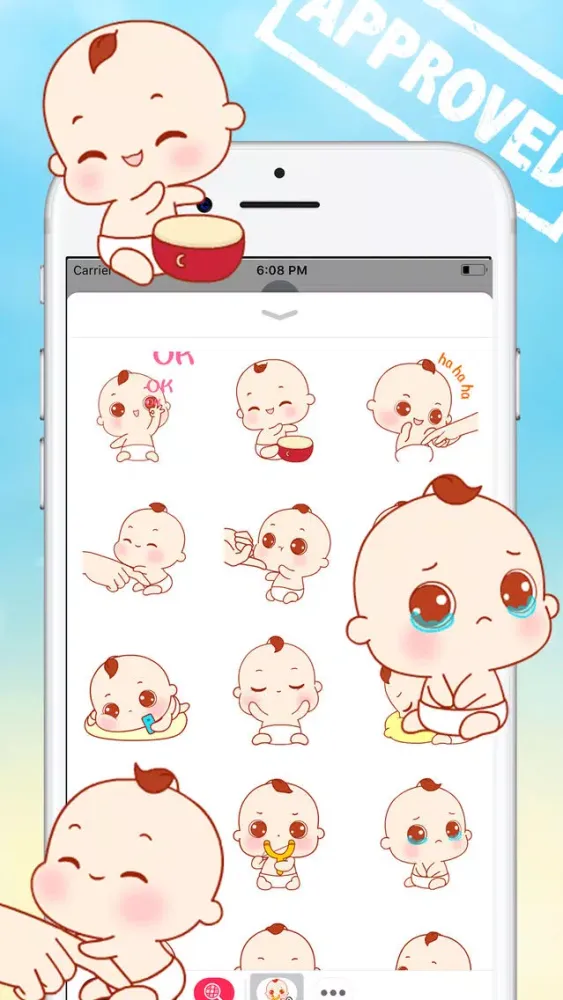 Baby Stickers Animated Screenshots