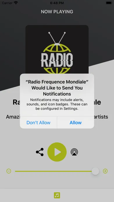 Zrzuty ekranu Radio Frequence Mondiale