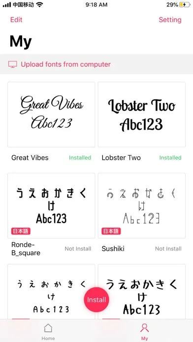 My Font - Install font for 13+ Screenshots
