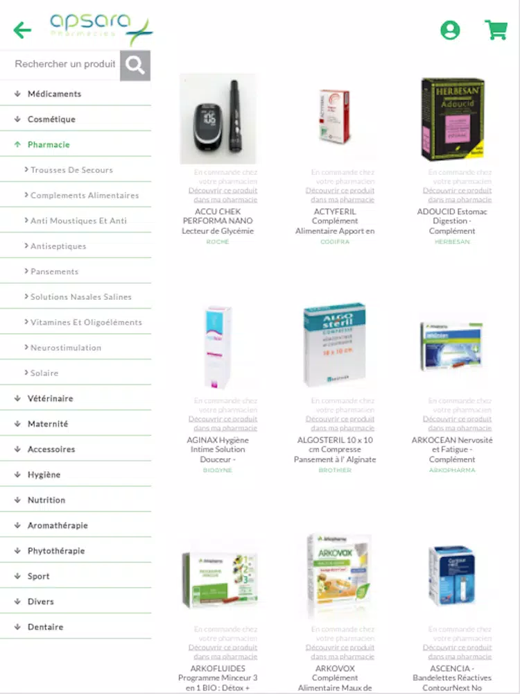 Apsara Pharmacies iPad  Screenshots