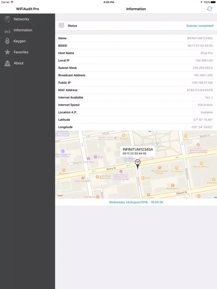 تصاویر WiFiAudit Pro for iPad iPad 