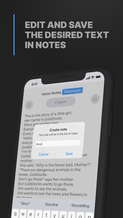 Voice Notes Premium Transcribe Ekran Görüntüleri