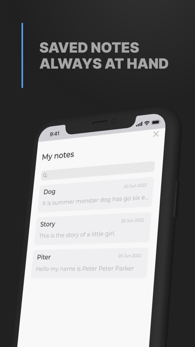 Voice Notes Premium Transcribe Ekran Görüntüleri