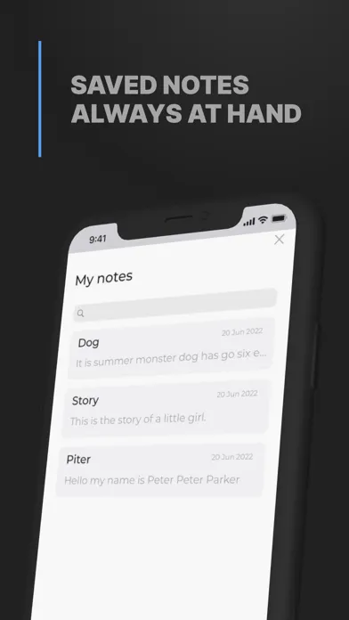 Voice Notes Premium Transcribe应用截图