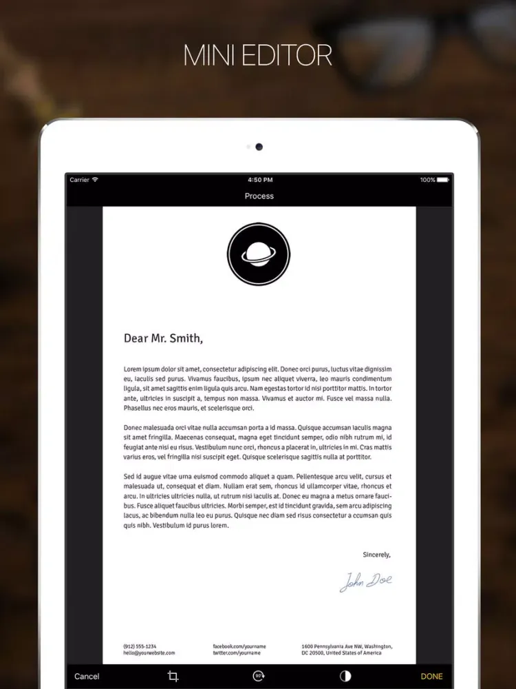 صور Document scanner - pdf scanner iPad 