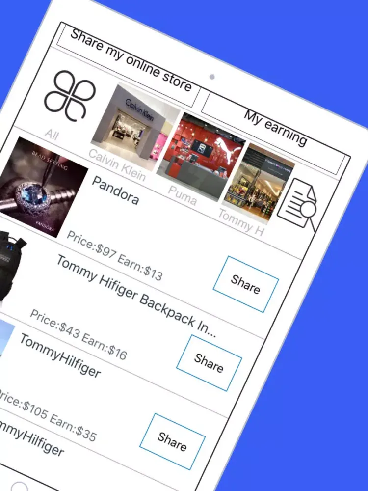 SnapMalls iPad  Screenshots
