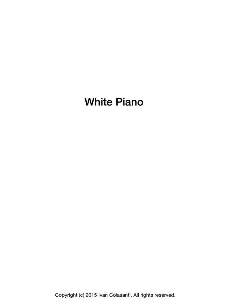 Ảnh chụp màn hình của White Piano iPad 