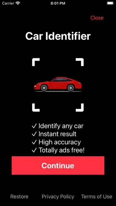 Capturas de tela do Car Identifier: Auto ID