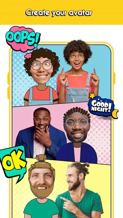 Captures d'écran de 3D Avatar Maker - Face Emoji