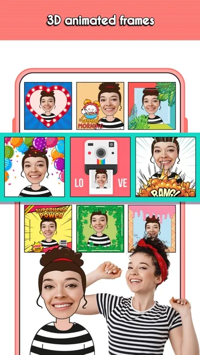 Captures d'écran de 3D Avatar Maker - Face Emoji