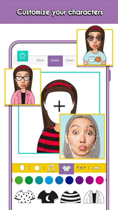 Captures d'écran de 3D Avatar Maker - Face Emoji