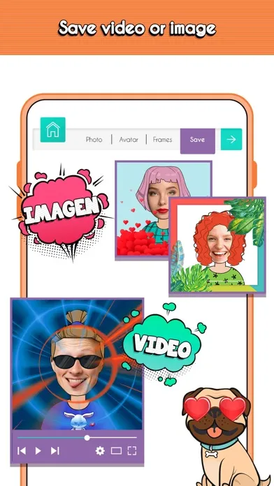 Captures d'écran de 3D Avatar Maker - Face Emoji