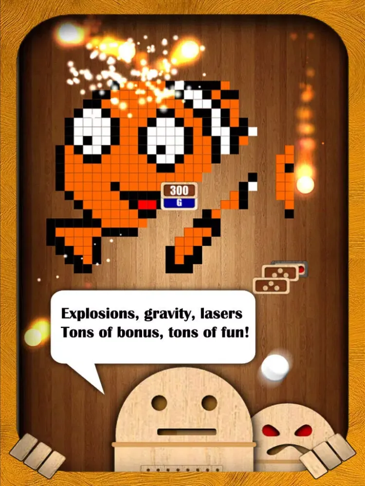 Woodroid HD+: Pixelart brick breaker iPad 应用截图