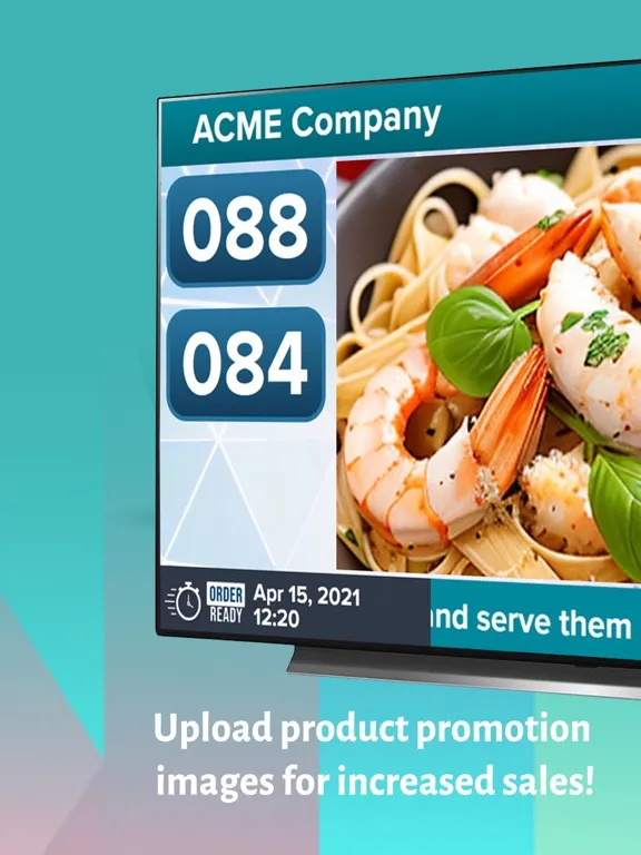 OrderReady TV Screen Alert iPad  سکرین شاٹس