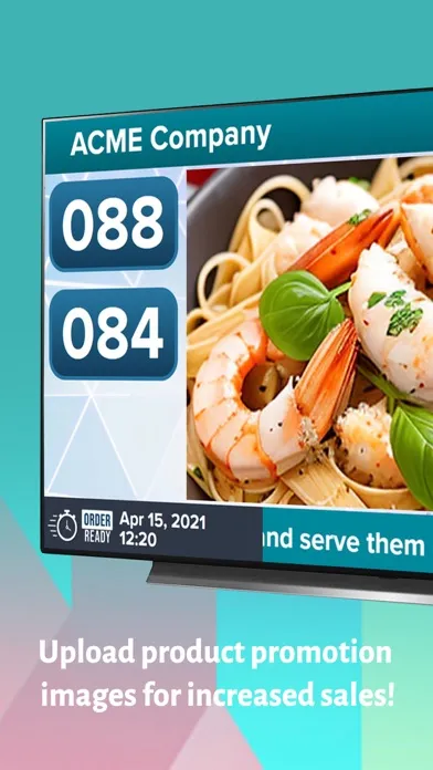 OrderReady TV Screen Alert سکرین شاٹس