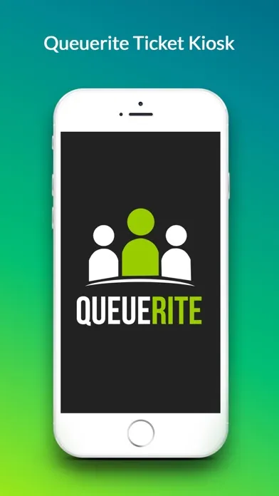QueueRite Ticket Kiosk应用截图