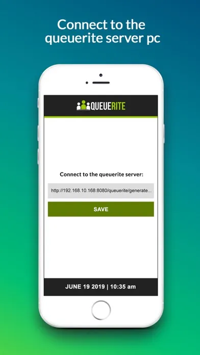 QueueRite Ticket Kiosk应用截图