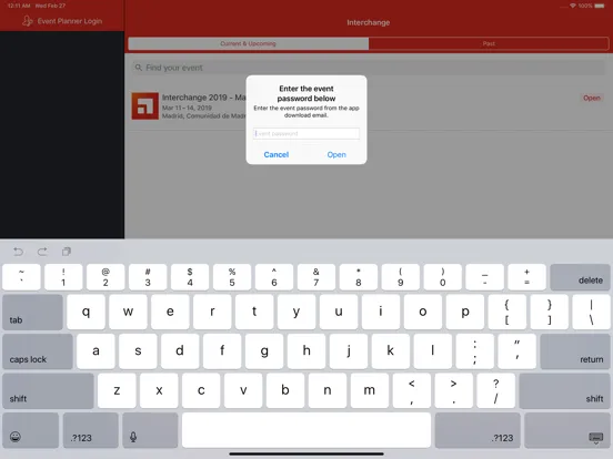 Captures d'écran de Ivanti Events iPad 