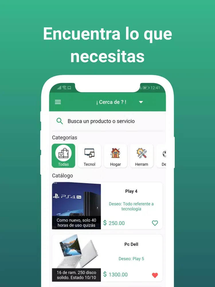 Lili - Intercambia productos iPad  Screenshots