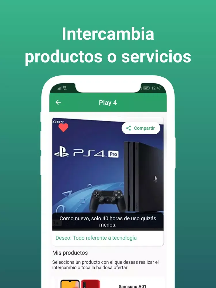 Lili - Intercambia productos iPad  Screenshots