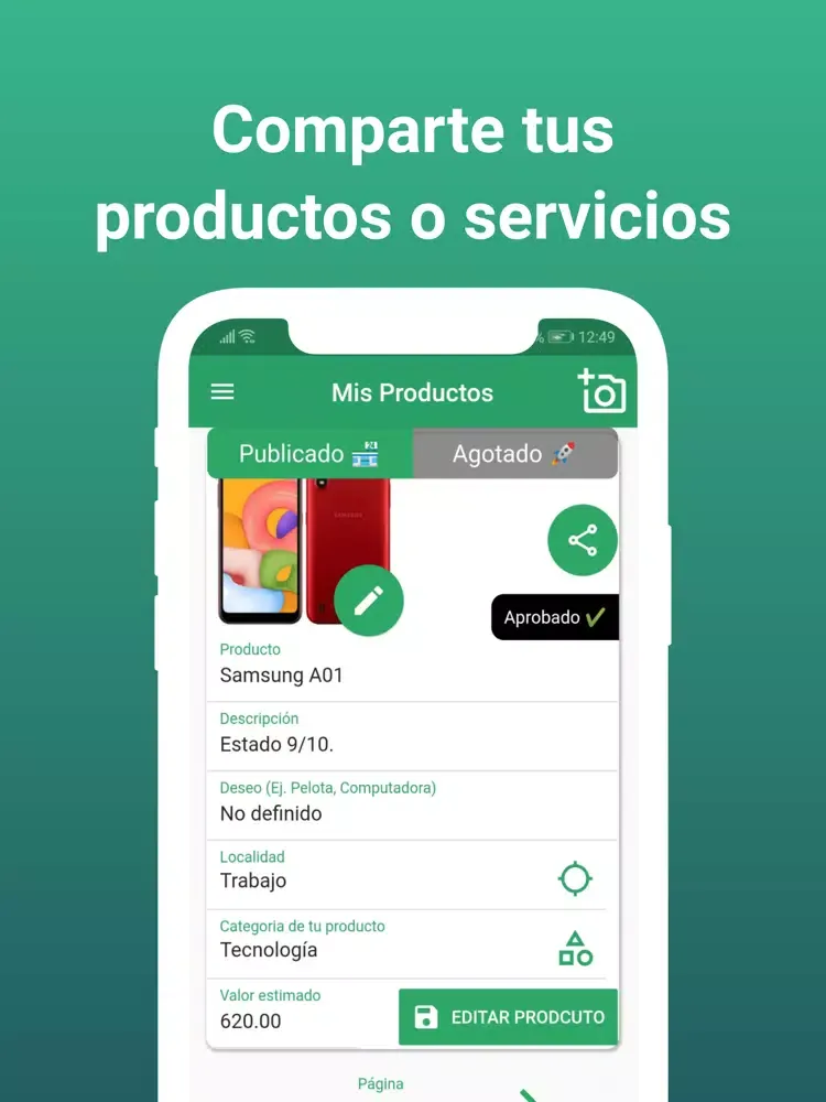 Lili - Intercambia productos iPad  Screenshots