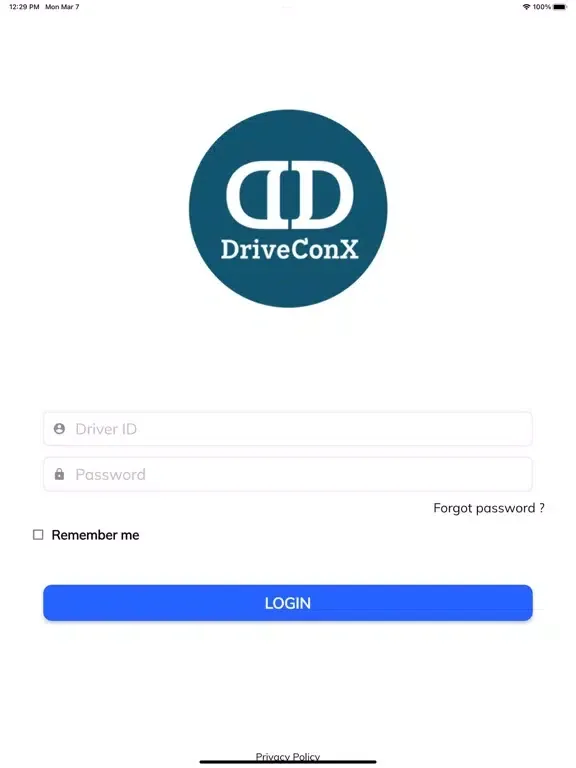 Скриншоты DriveConX App iPad 
