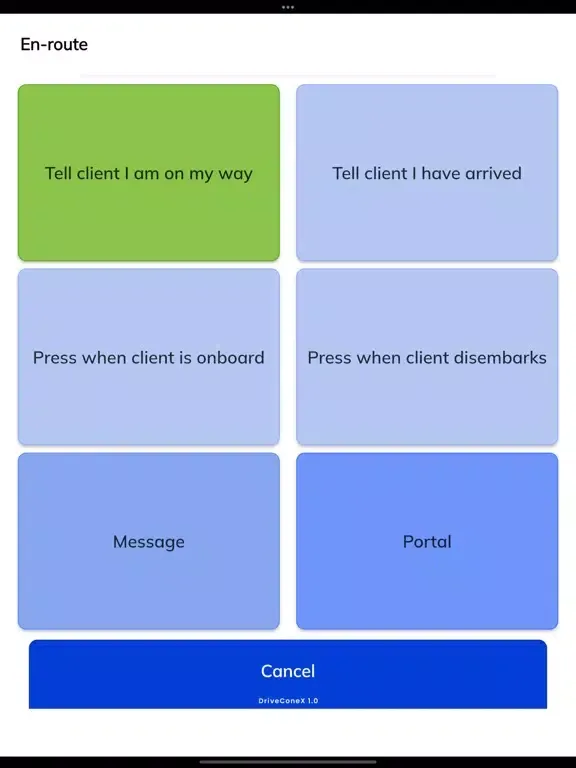 Скриншоты DriveConX App iPad 