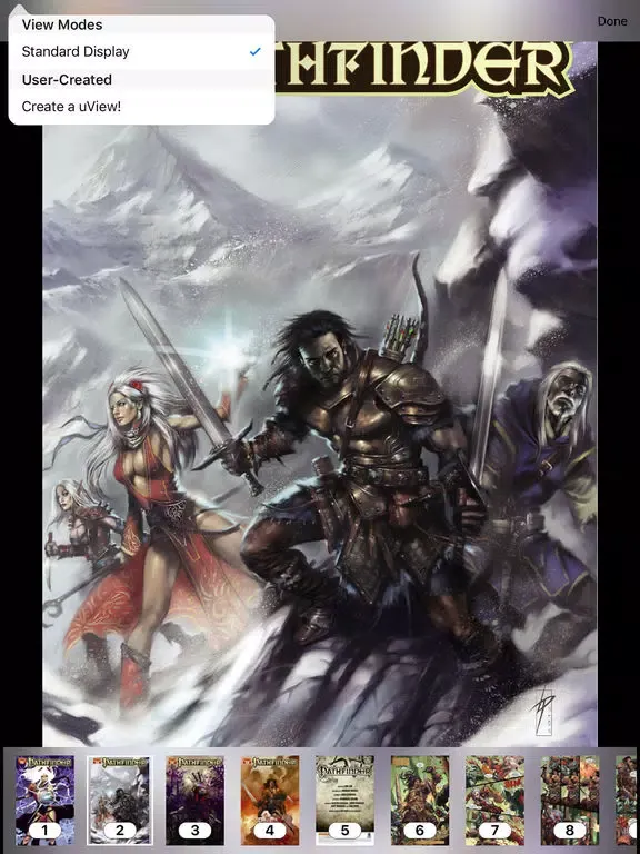 Capturas de pantalla de Comics Plus Library Edition iPad 