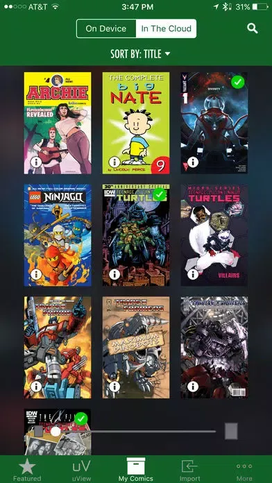 Capturas de pantalla de Comics Plus Library Edition