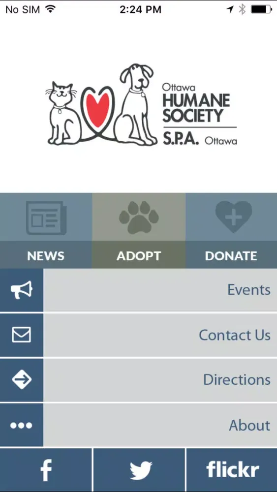 ภาพหน้าจอของ Ottawa Humane Society
