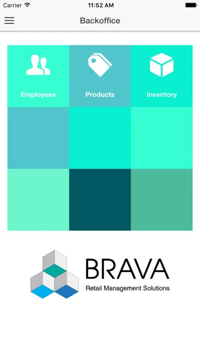 Brava BackOffice スクリーンショット