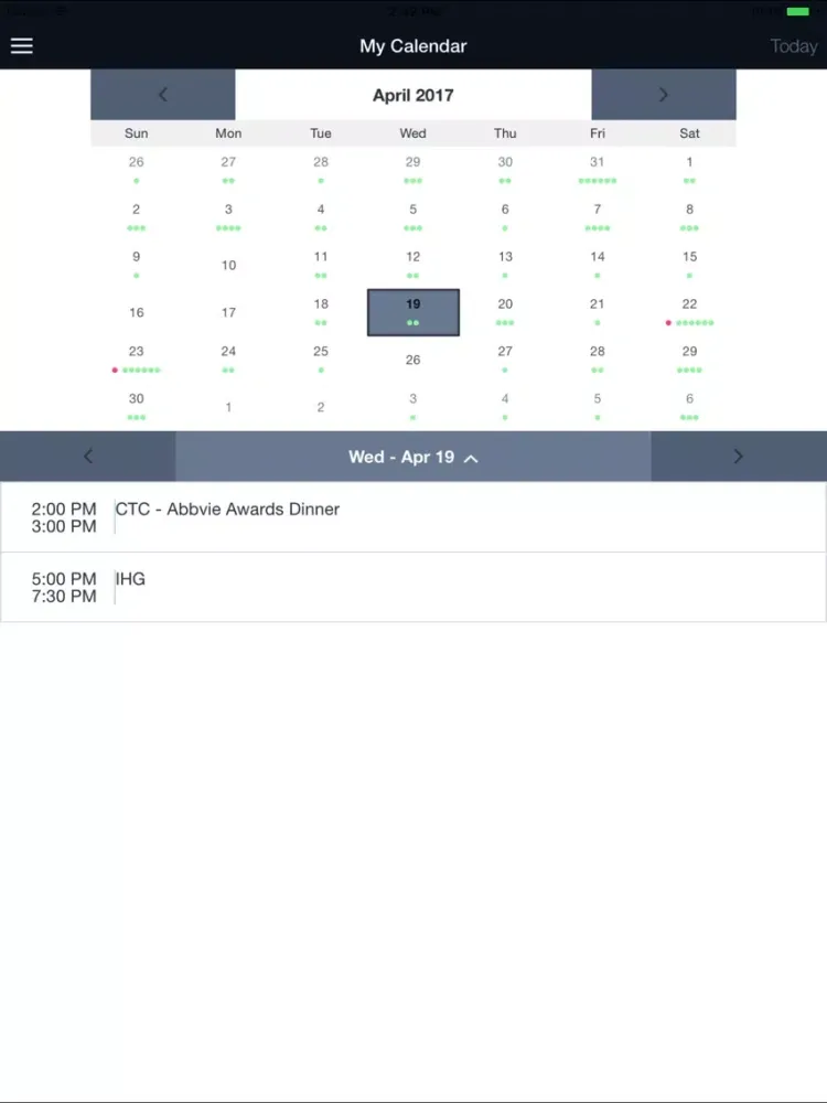 Скриншоты My HMR iPad 